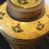 Duo of vintage metal lamps