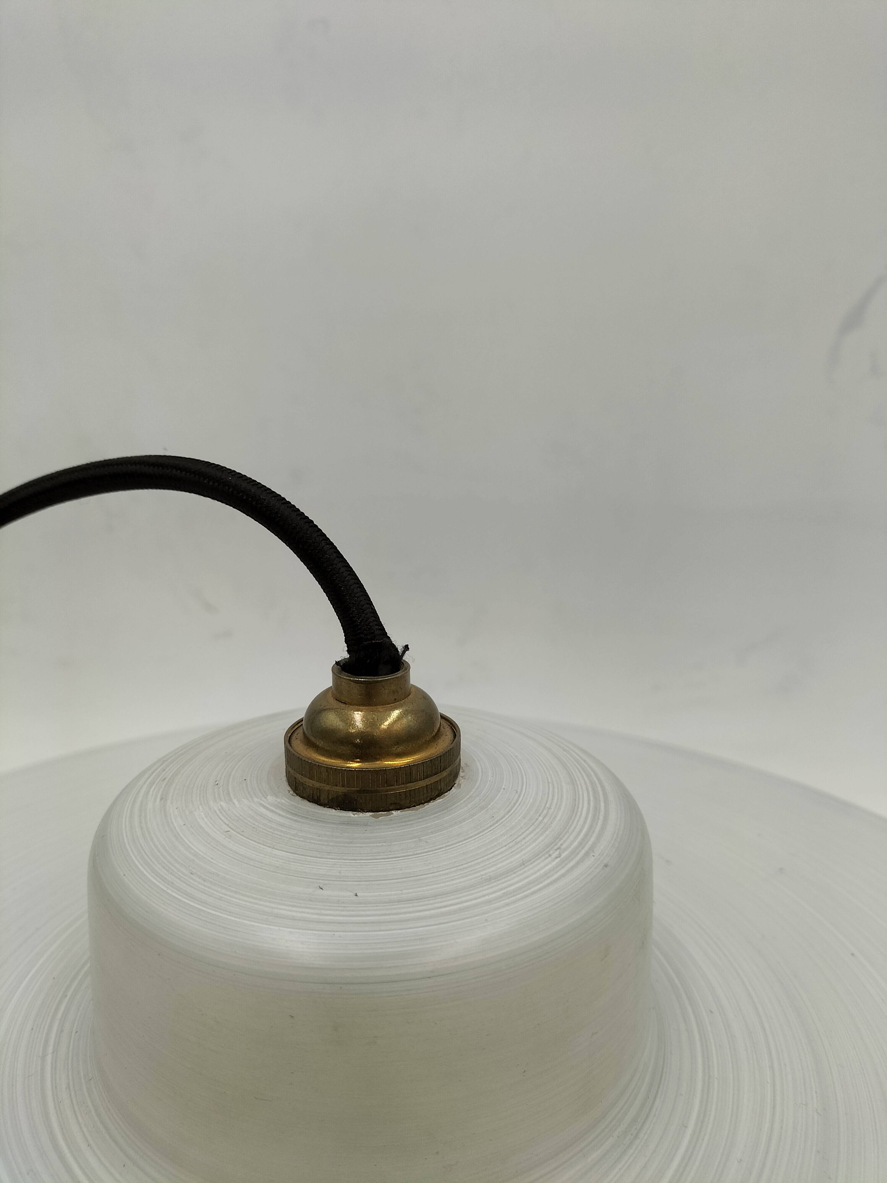 Vintage glass pendant light