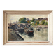 Oil on panel signed and dated 1948
