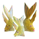 Ensemble de trois poissons décoratifs Inde