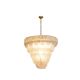 Translucent white Murano glass chandelier. Italy, contemporary work.