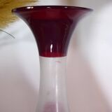 Paire de vases en verre