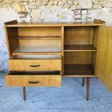 Vintage storage unit on compass legs by SAM Circa 50's/60's