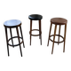 Set of three high bistro stools