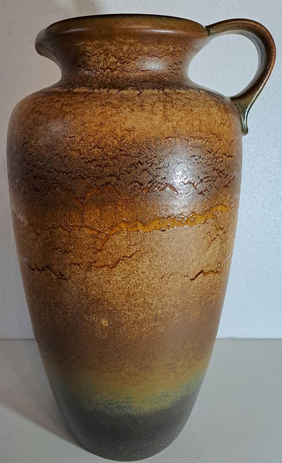 Large West Germany ceramic vase h 46 cm