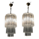 Lustres Trilobi en Verre de Murano Ensemble de 2