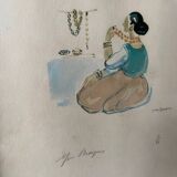 Lithograph Yves Brayer 6/40