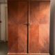 English wardrobe in mahogany by Compactom for men.