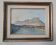 Oil painting on canvas board, 1950s, signed NAVA, lake, river.