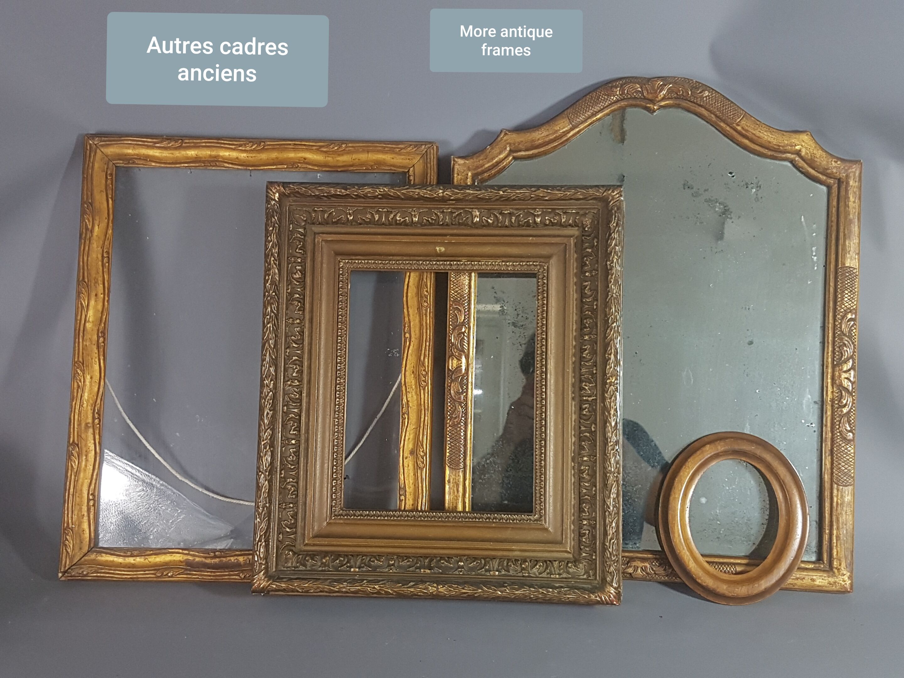 19th century frame with box