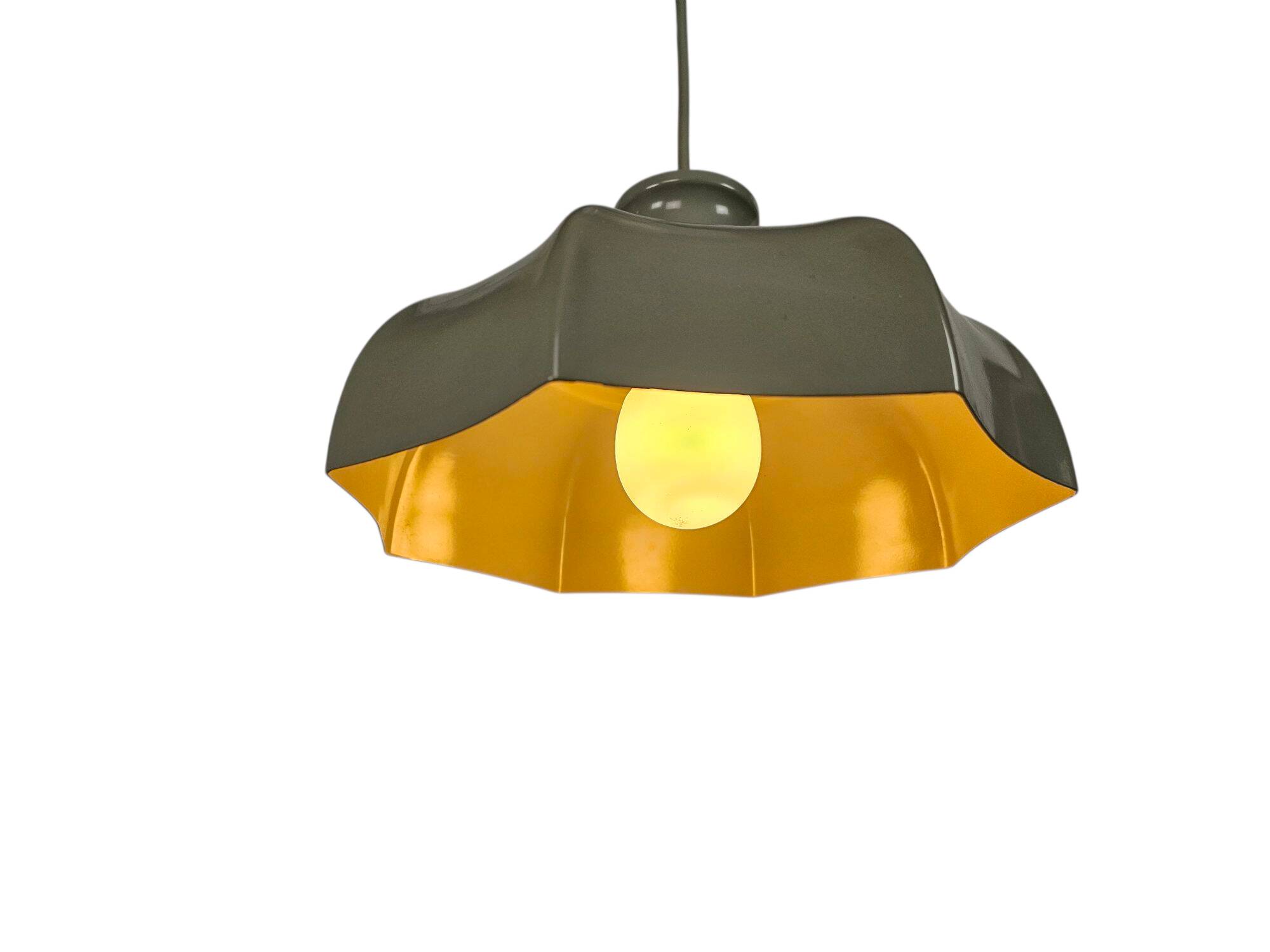 Massive - Art Deco style - hanging lamp - metal - Belgium - 70s