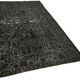 Handwoven Unique Turkish 1980s 165 cm x 267 cm Black Rug