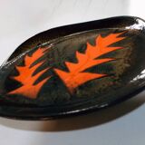 Vintage Dish • Pocket tray • Ceramic • Vallauris • In the style of Gilbert Valentin • 1950-1960
