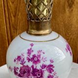 Lamp berger limoges porcelain charles ahrenfeldt decoration flowers