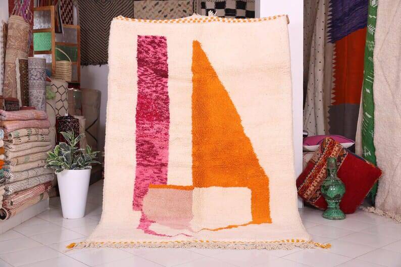 Handmade Beni Ouraine rug, 150 x 250 cm, colorful