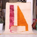 Handmade Beni Ouraine rug, 150 x 250 cm, colorful