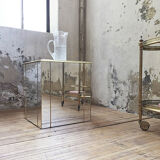Console coffee table mirror