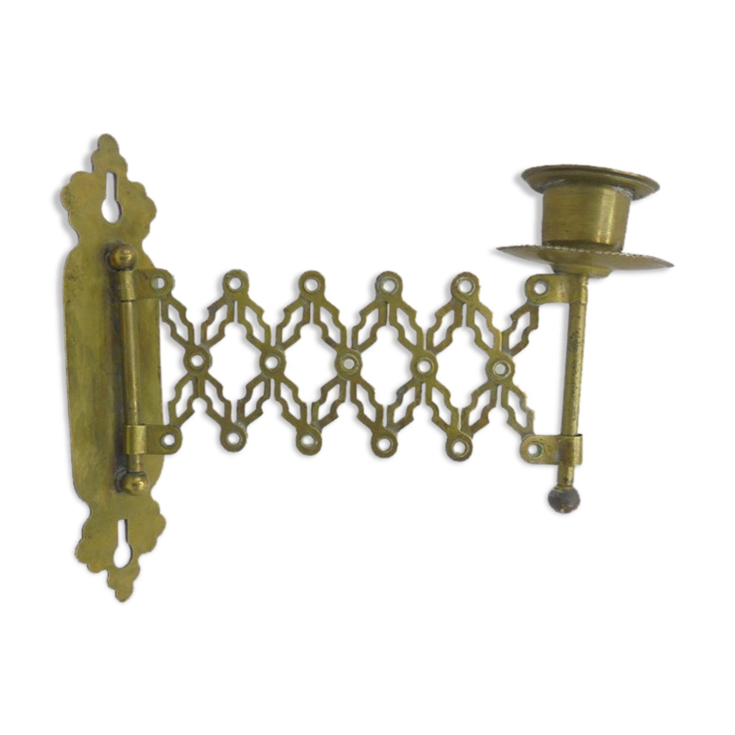 Wall-moving candlestick