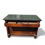 Commode Empire en acajou
