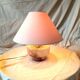 Handmade lamp in brass and Murano glass