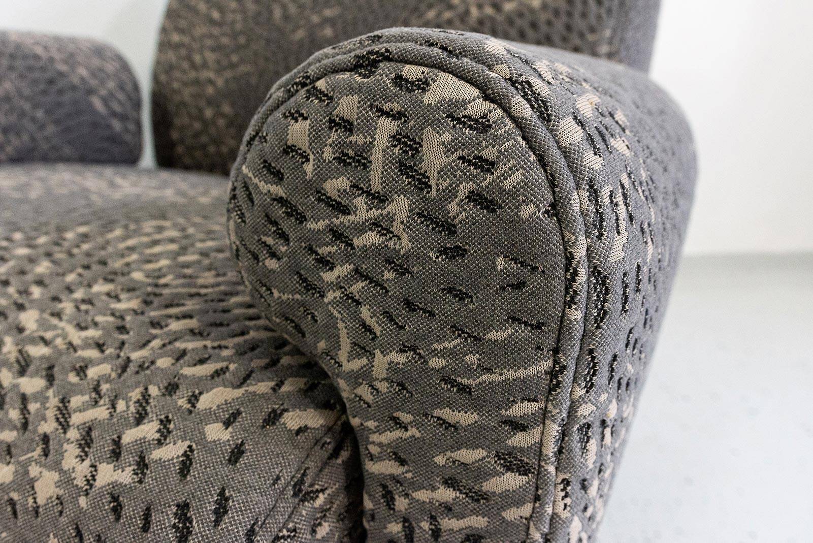 Modular lounge chairs/sofa by Eberhard Geißler, Oelsa, Germany, 1970s