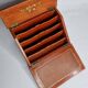 Vintage letter holder box decorated and hand-painted