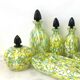 Ensemble de flacons de parfumerie art déco