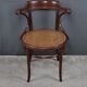 Curved beech armchair, Baumann house – early 20th century