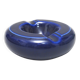 Modernist blue ceramic ashtray from the 1960s.