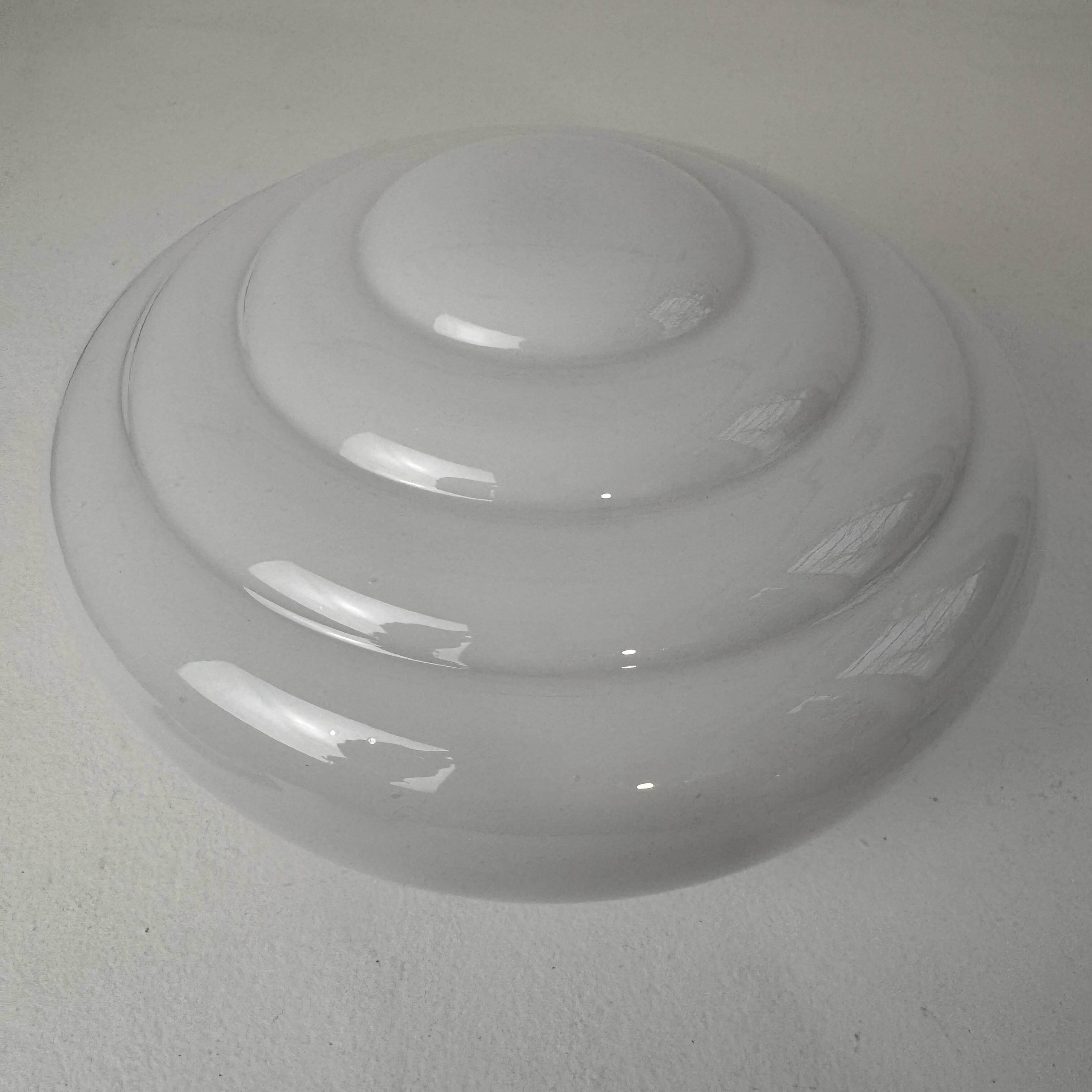 ANTIQUE ART DECO SUSPENSION IN OPALINE