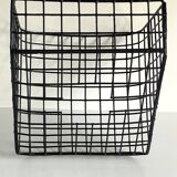 Vintage storage steel wire wall basket