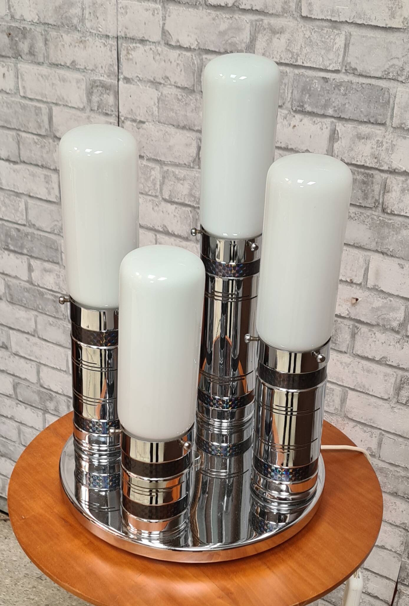 Space Age lamp in Murano glass in the Carlo Nason style, Mazzega, Italy, 1970