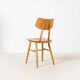 Midcentury dining chair from TON, beech and plywood, Czechoslovakia, 1960s