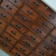 Antique French Pine Apothecary Cabinet, Early 20th Century