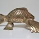Sculptural brass fish from the 70s