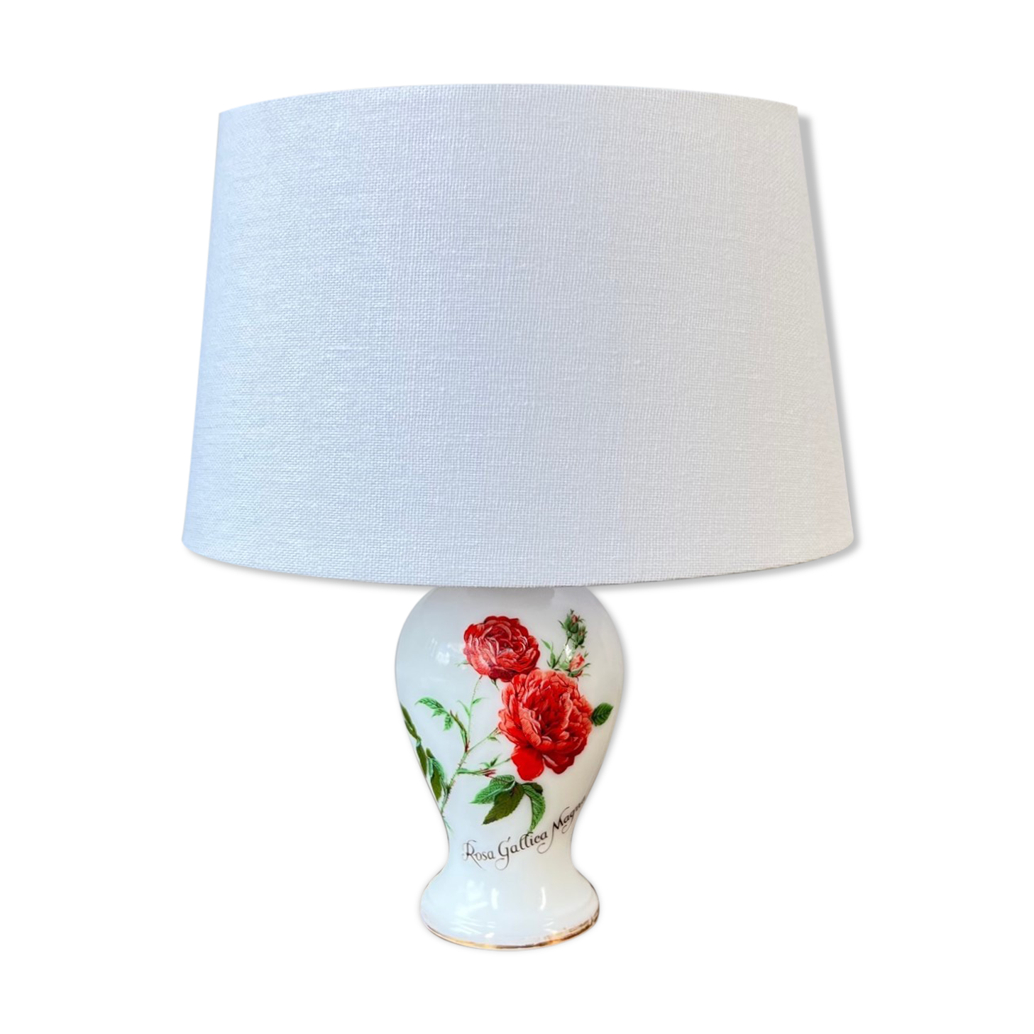 Opaline lamp "Rosa Gallica Magna"