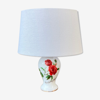 Lampe opaline “Rosa Gallica Magna”