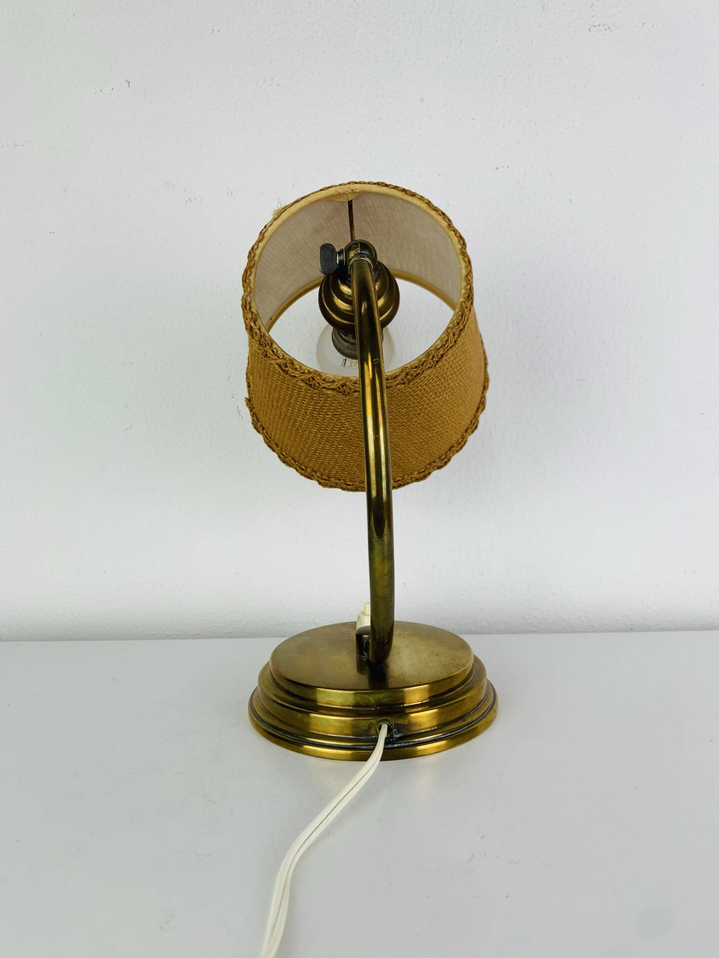 Lampe laiton art déco, années 40 