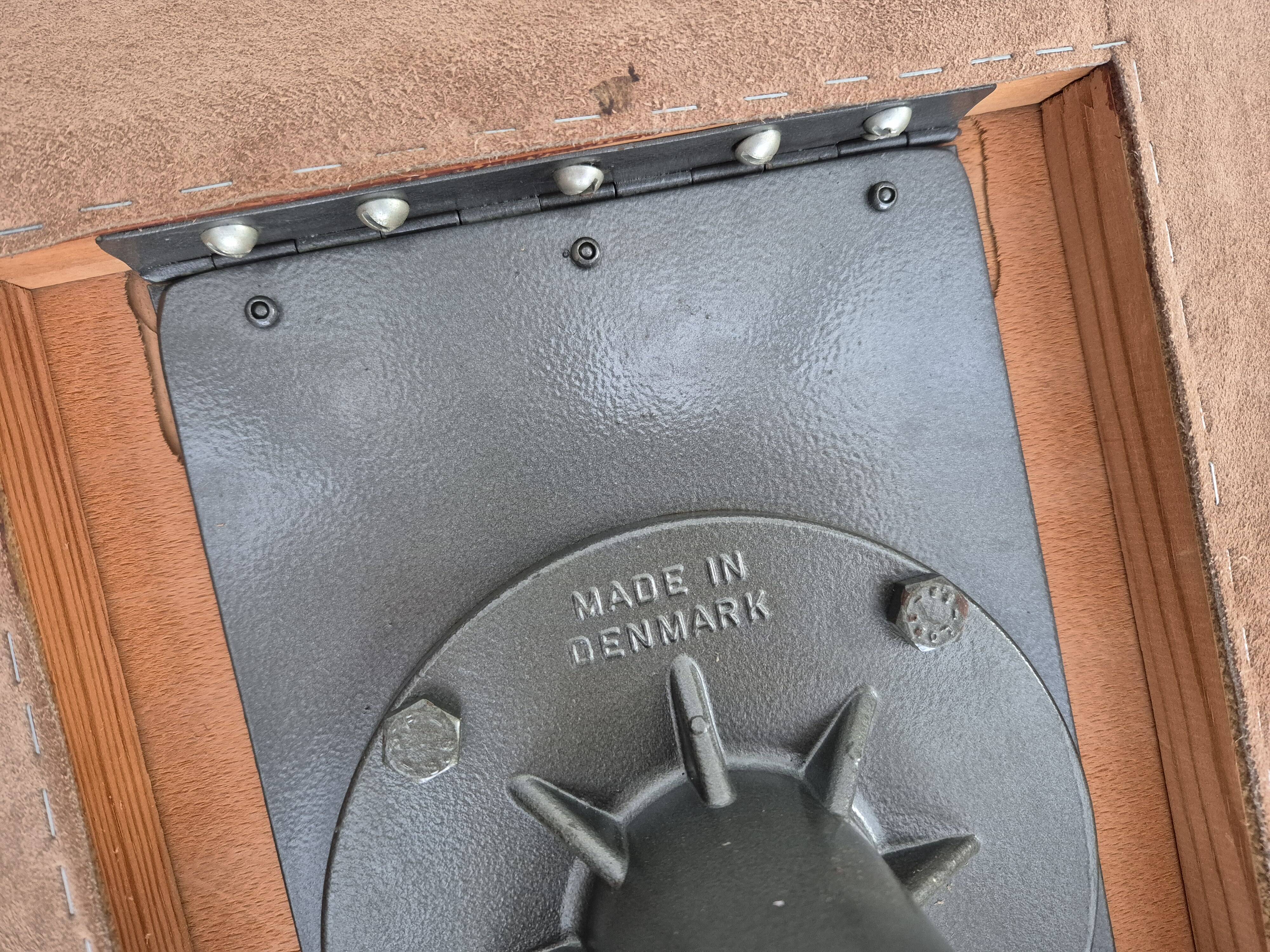 1970s, Danish design by Madsen & Schubell, adjustable footstool, original condition.