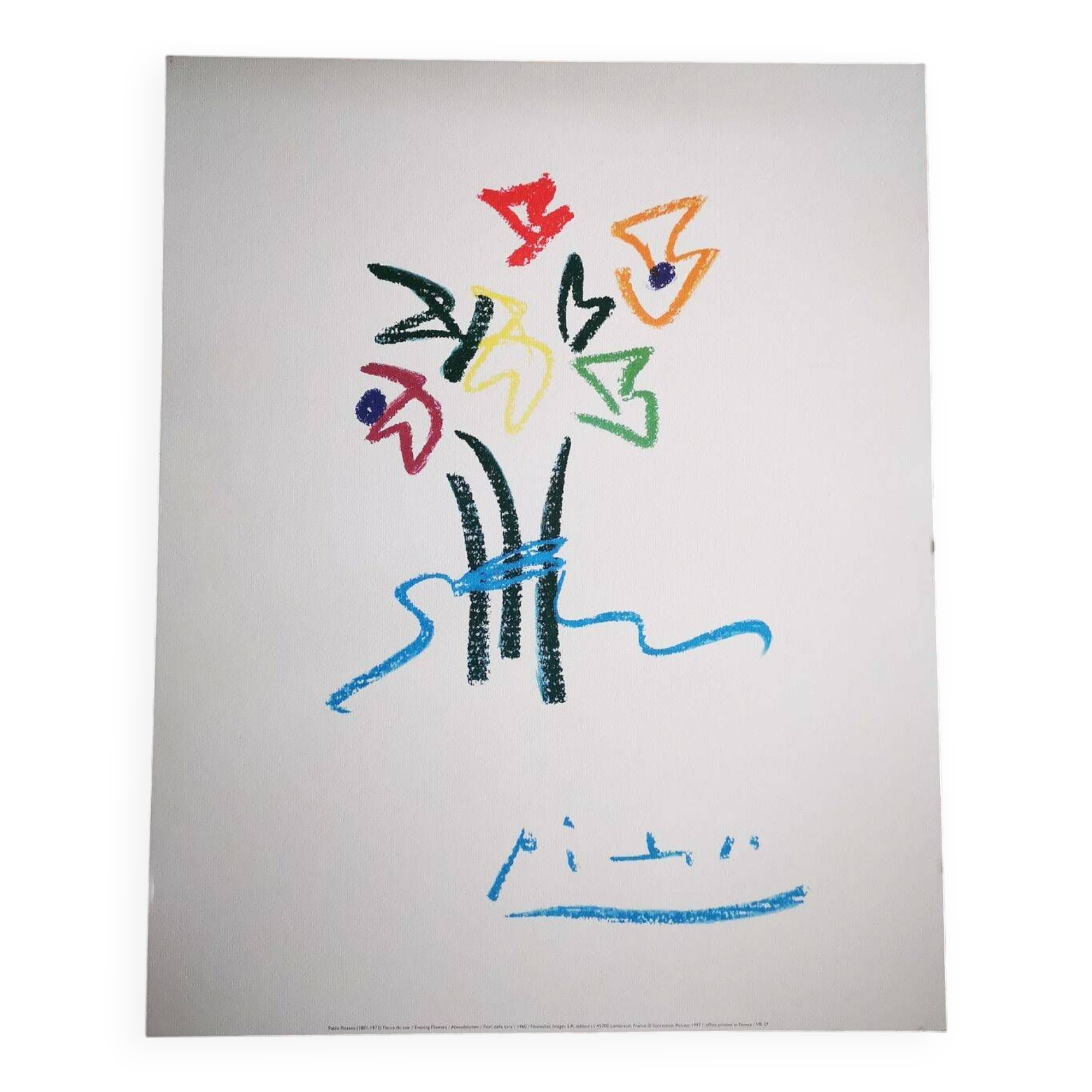 Illustration 'Evening Flowers' - Picasso - 1997