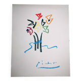 Illustration 'Fleurs du soir' - Picasso - 1997