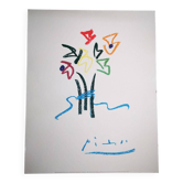 Illustration 'Fleurs du soir' - Picasso - 1997