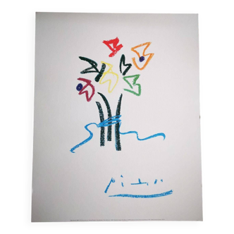 Illustration 'Fleurs du soir' - Picasso - 1997