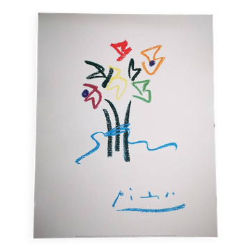 Illustration 'Evening Flowers' - Picasso - 1997