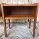 Pair of scandinavian vintage wood bedside tables