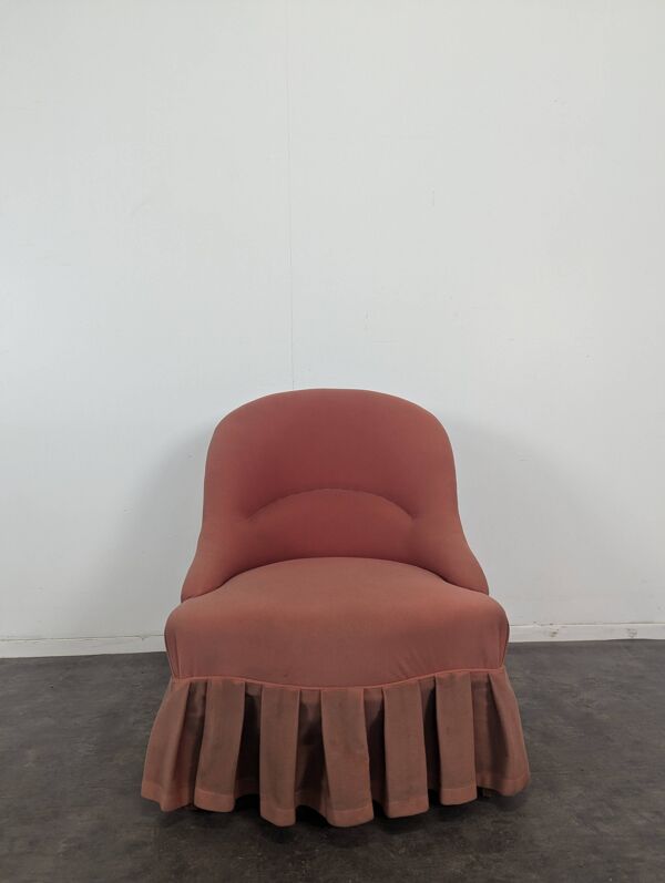 Fauteuil crapaud de style Napoléon III