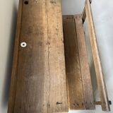 Solid wood school desk from the beginning of the last century