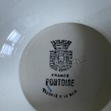 2 plates art' ́ ́ deco Gien pontoise