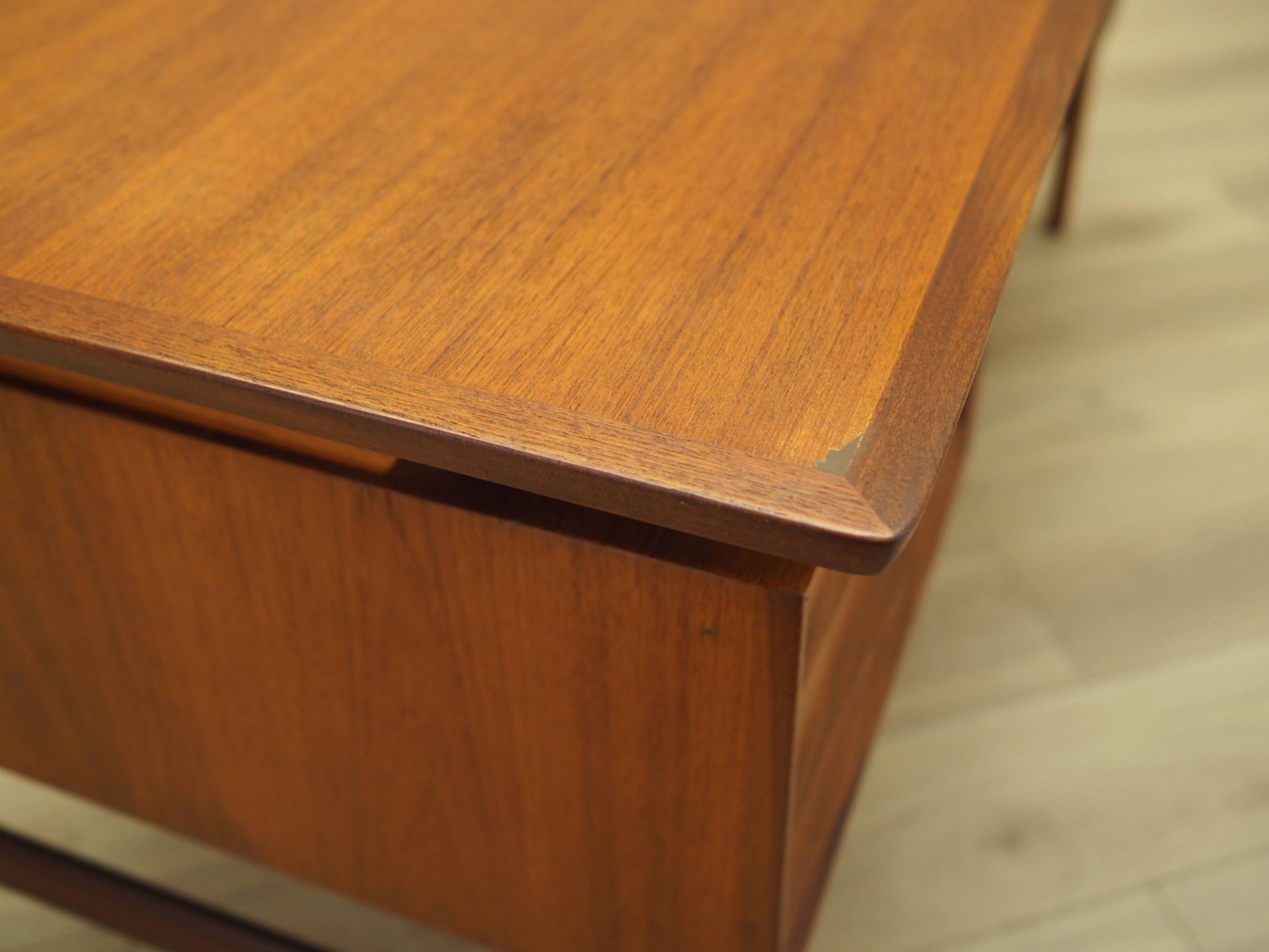 Teak desk, Danish design, 1970s, production: Denmark