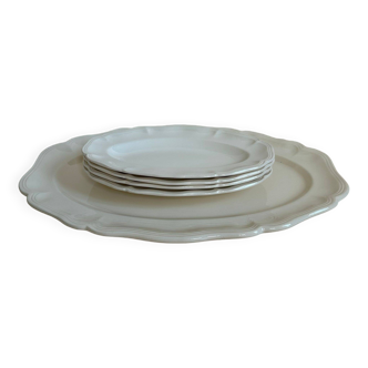 Sarreguemines dish and trays